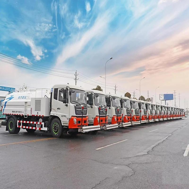 Производитель Dongfeng 4x2 4x4 RHD 10000L грузовик для уборки дорог насос высокого давления уличный мойщик