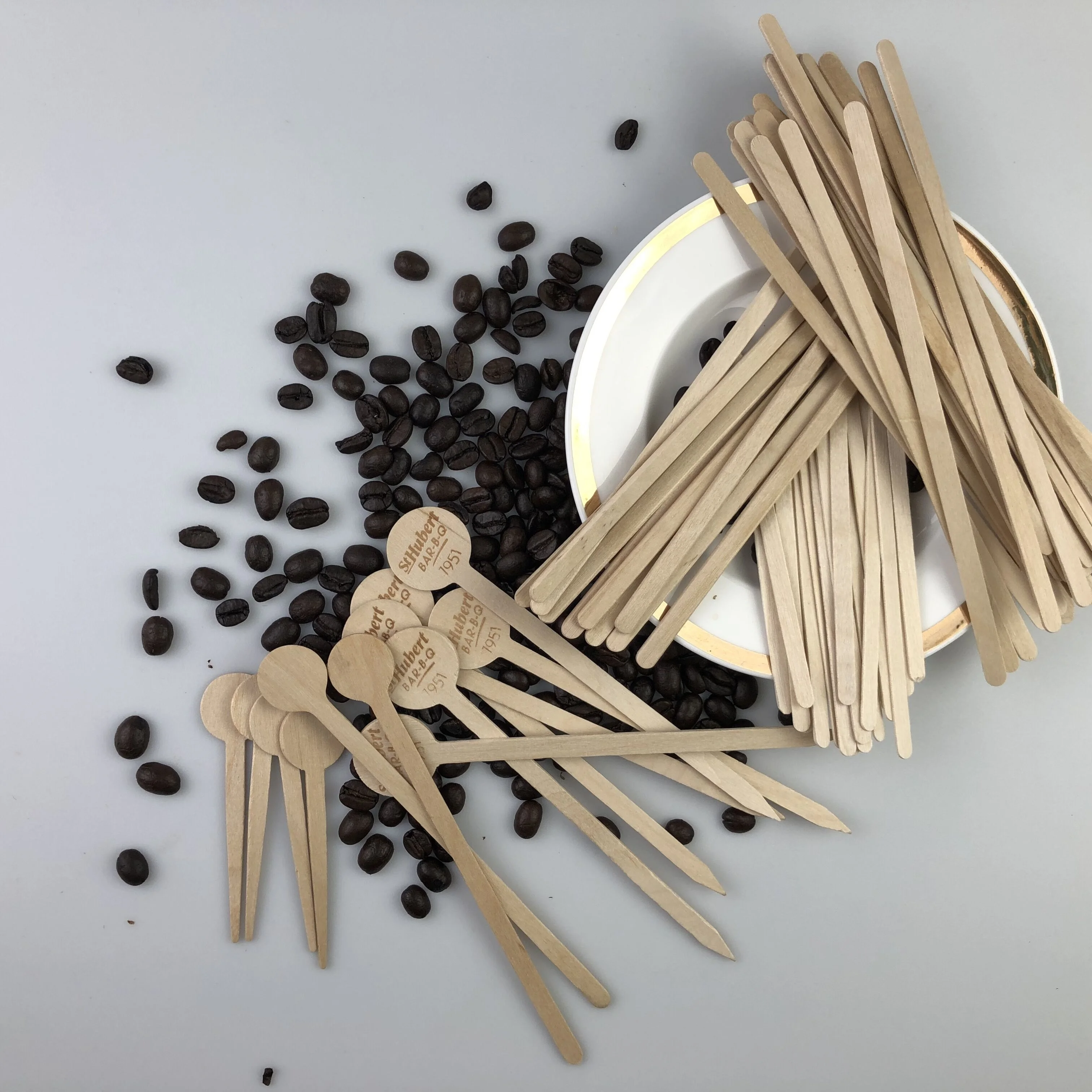 Одноразовая деревянная мешалка для чая из натуральной березы, китайская фабрика, оптовая продажа, мешалка для кофе