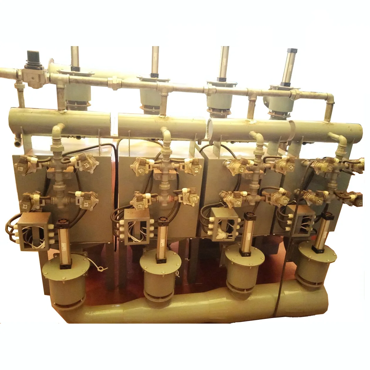 Inclined Cartridge Dust Collector With Double Lifespan Filter Cartridge for silica, calcium carbonate, plastic dust