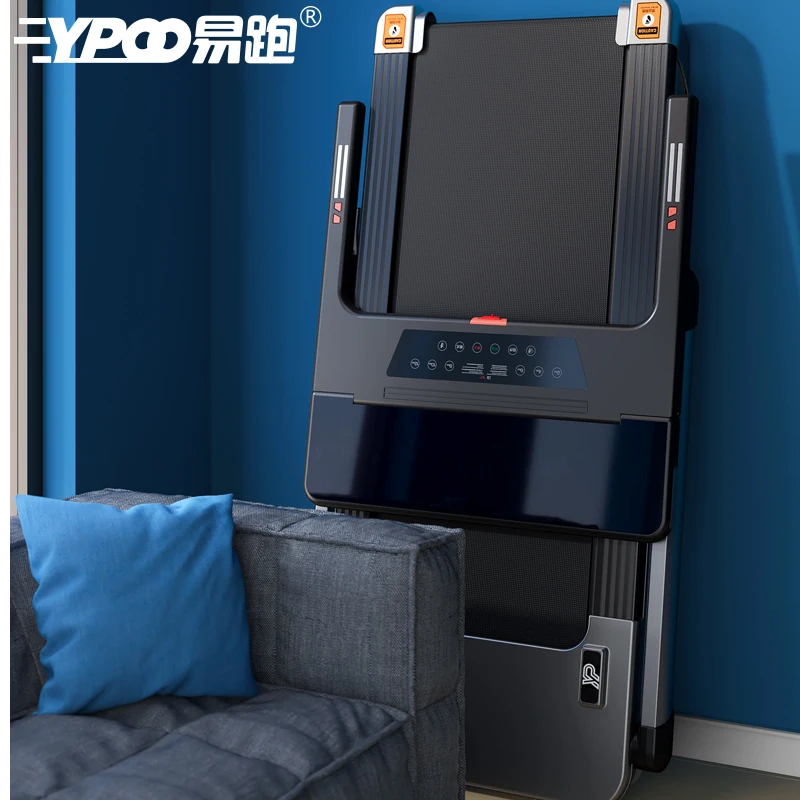 YPOO newest fitness equipment treadmill motorized treadmill foldable cheap electric mini under desk treadmill with YPOOFIT APP