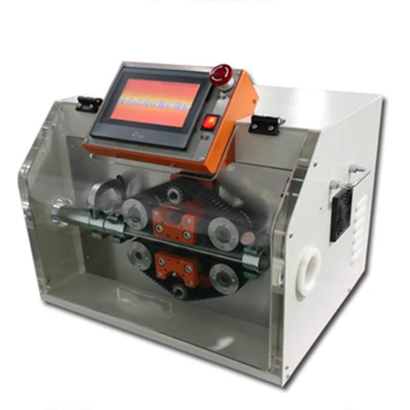 TMAX Fiberglass/Corrugated Pipe Heat Shrink Tube Alloy Strip Cutter Cutting Machine for Round Plastic Hose/Ripple