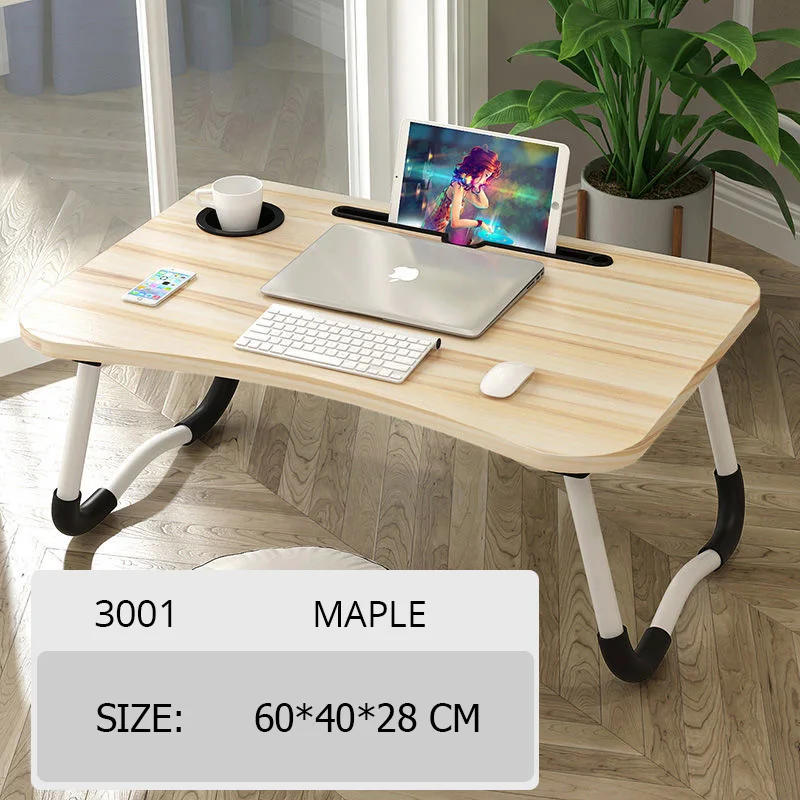 Plastic machine sheet bamboo foldable laptop table high quality with great price