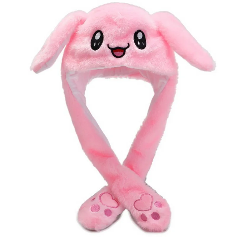 Animal Cute Plush Animal Winter Ski Hat Beanie Aviator Style Winter with Long Glove Ear Flaps