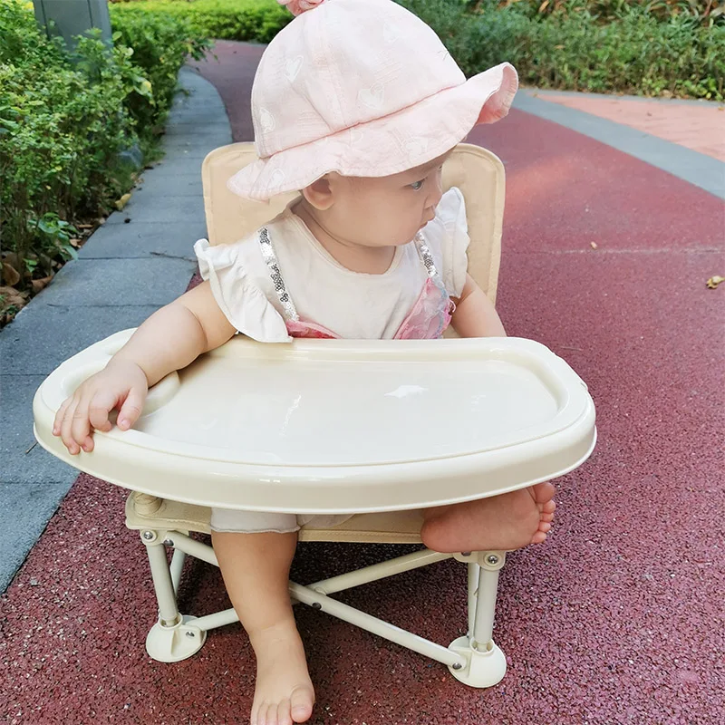 Baby Chairs Dinner Plate Feeding Safety Seat Children Folding Dining Chair Baby Booster Seat For Dining Chair