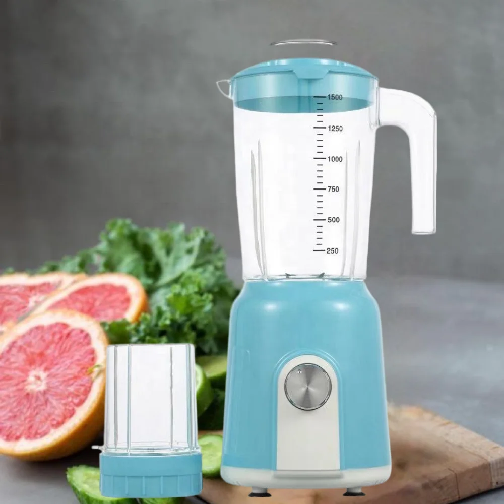 Pioneer home blender 1.5L 300w factory made 2 in 1 mixer household food processor blender smoothie maker blender mixer