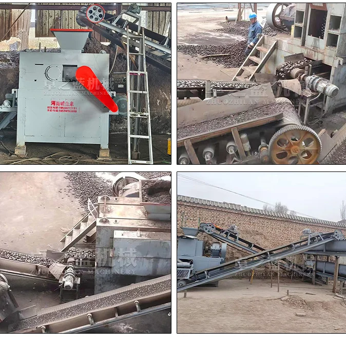 Roller ball press pillow shape charcoal briquette machine bbq charcoal press machine iron pellets rolling machine