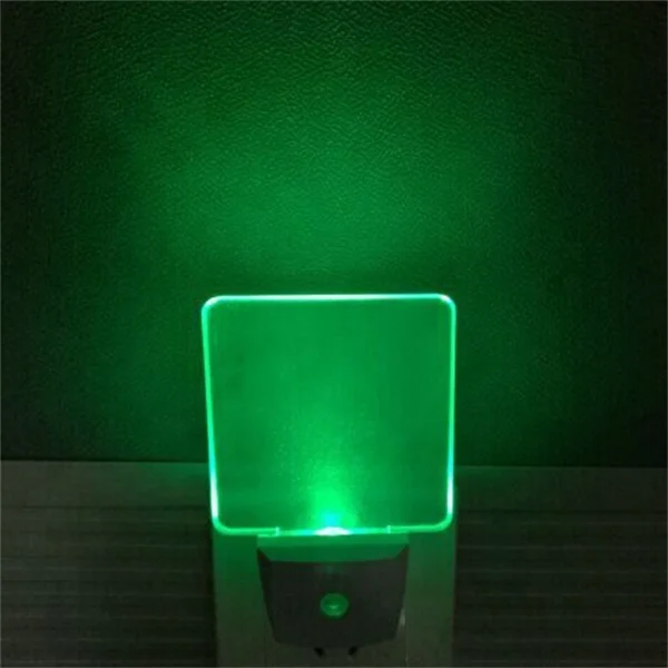 Brightness decorated fashion replacement baby night lights plug in wall sensor night light