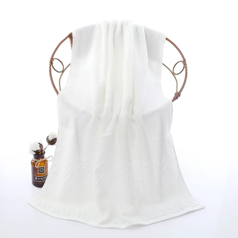 Wholesale Luxury Absorbent Terry Soft 100% Cotton Shower Beach Bath Towel For Hotel