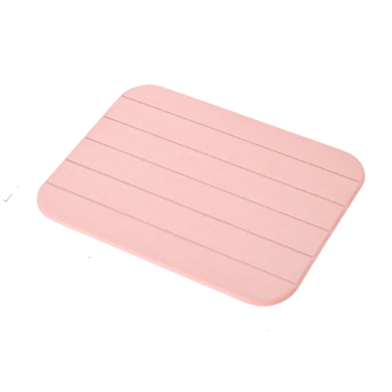 Factory Custom Designs Printing with Low MOQ  Super Absorbent Eco-friendly Diatomite Bath Mat
