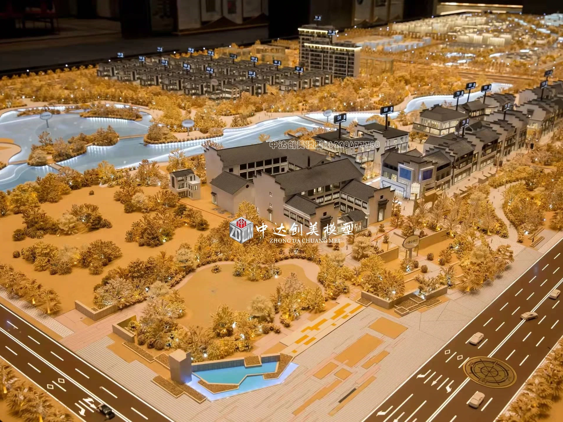 Architectural Scale Model	Hot Selling 3d architectural scale model for exhibition   Miniature Architectural Building Scale Model