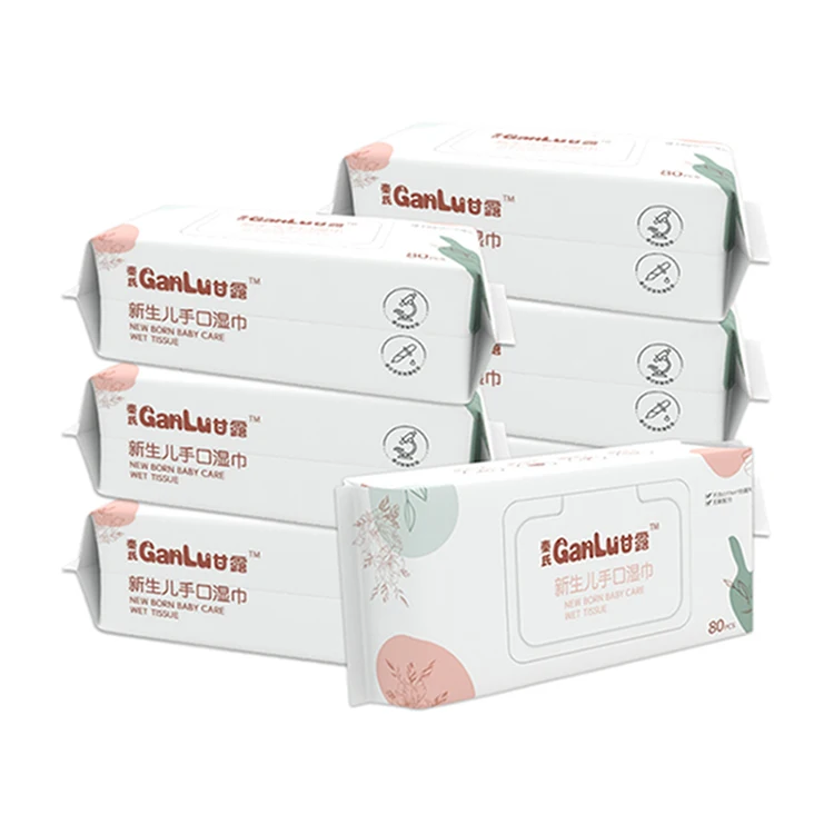 Manufacturer Wholesale Price Cleansing Hand Face Mouth Wipes Surface Cleaning Wipes Outdoor Portable custom Wet Baby Wipes