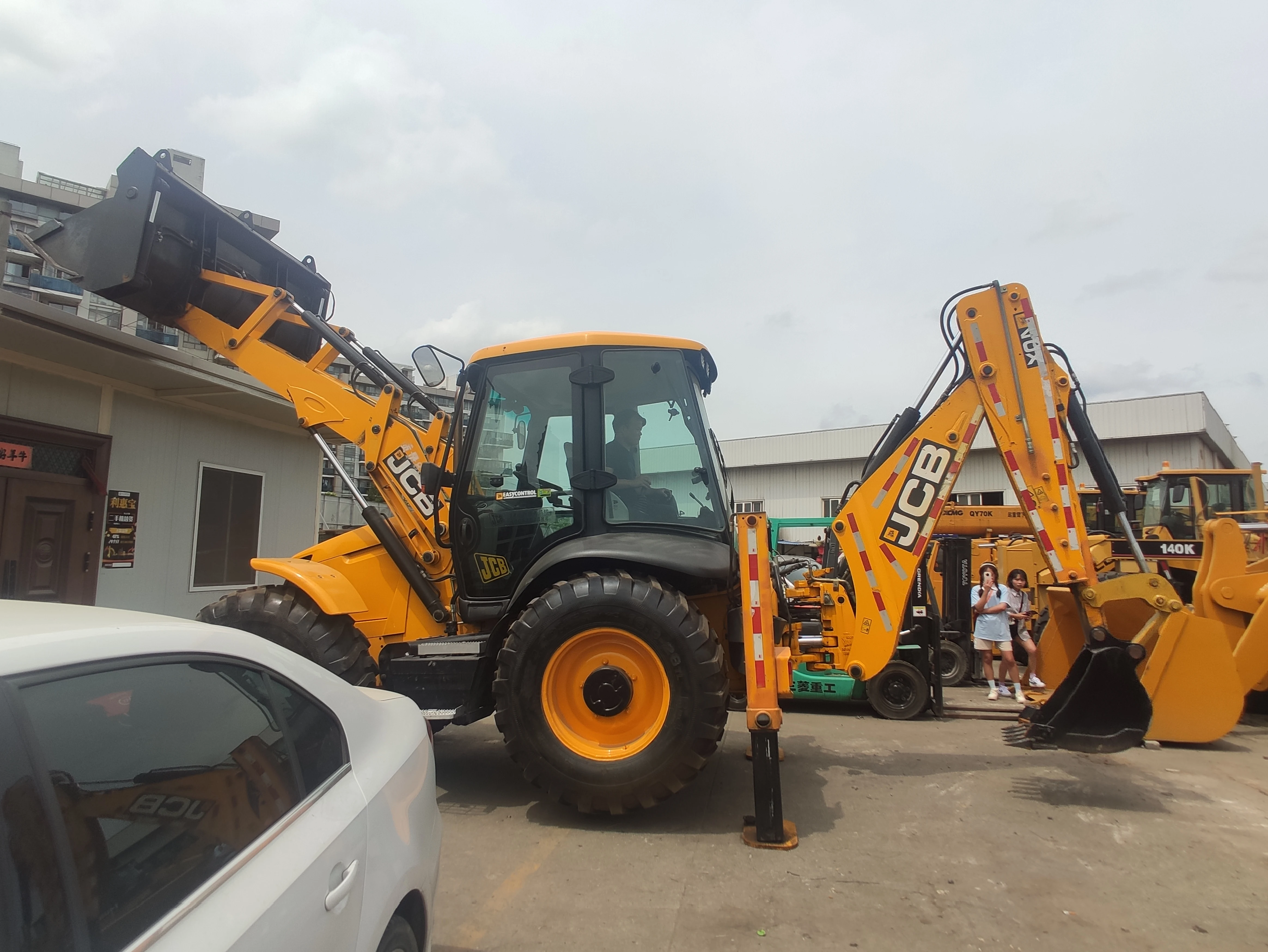Cheap price used/second hand JCB 4CX 3CX 2CX original backhoe loader in high quality for sale
