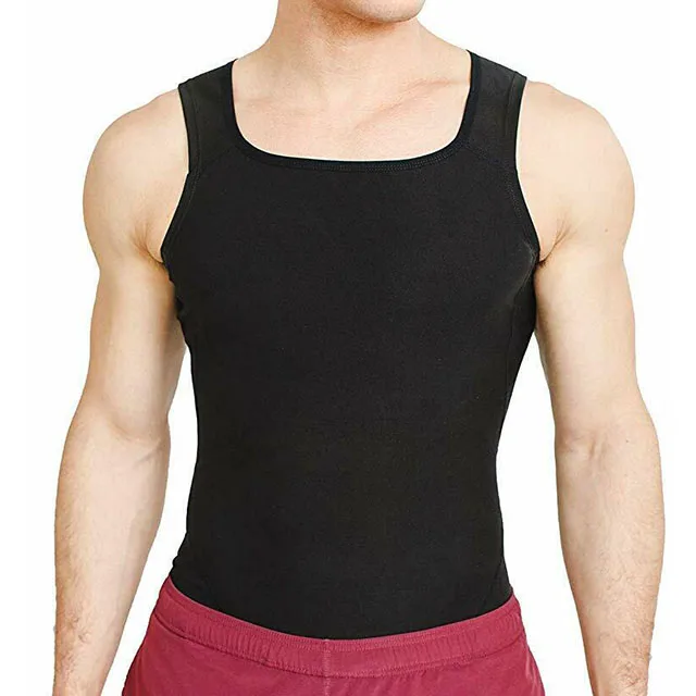 Лидер продаж, тренировочный костюм для сауны, жилет для похудения, Корректирующее белье, майка, костюм для мужчин, жилет для похудения