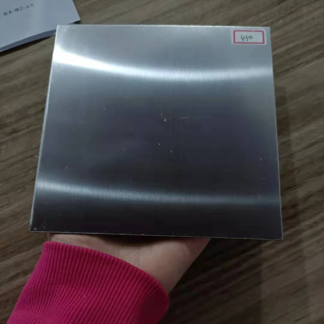 430 SB finish scotch brite stainless steel sheet with laser film