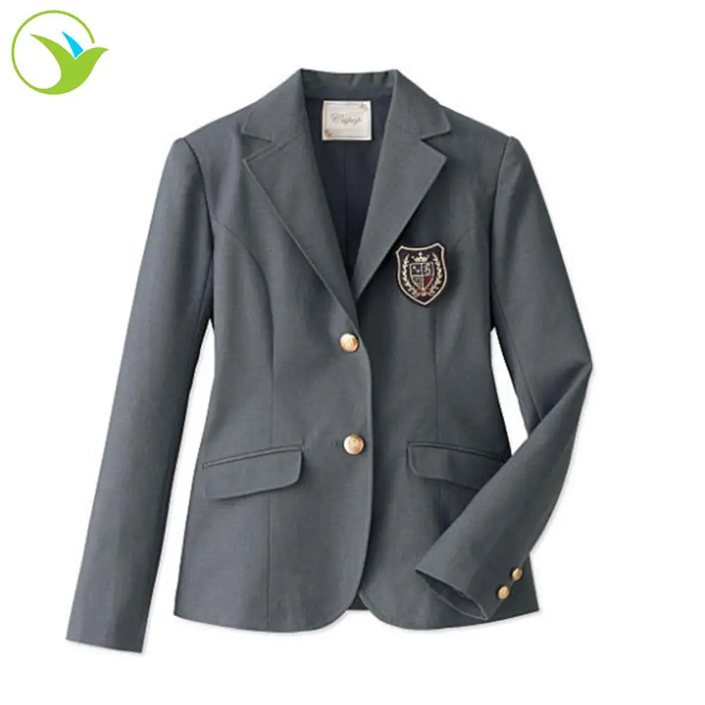 
Custom 10-17 years old stylish formal winter japanese student boys girls navy school uniform kids blazer for school teens suit 