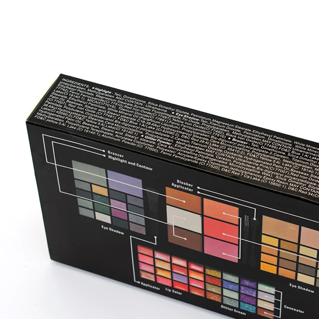 Can OEM/ODM Full 72 Color Eyeshadow Palette Blush Lip Gloss Concealer Kit Beauty Makeup