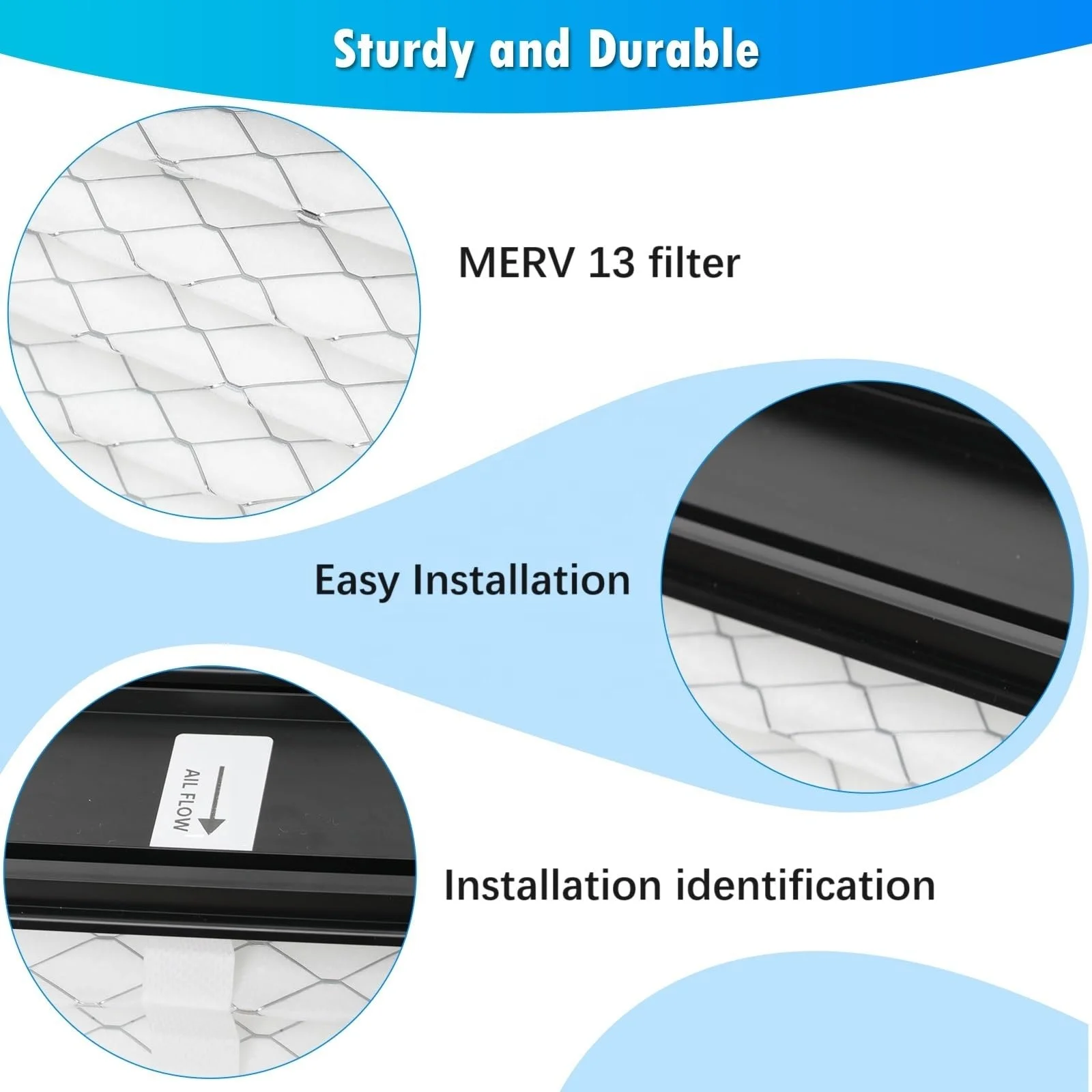 213/313/413 Replacement Filter Compatible with AprilAire Air Purifier 1210, 1620, 2120, 2200, 2210, 2216, 3210, 4200