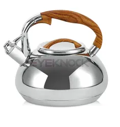 3 Litre Stovetop Induction bakelite handle 201 Stainless steel non electric whistling tea kettle