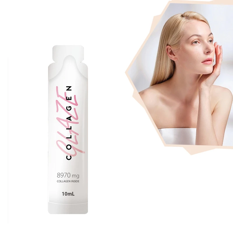 Wholesale Customized Vitamin C Beauty Collagen Peptides Drink 8970mg Rose Collagen Peptides Drink