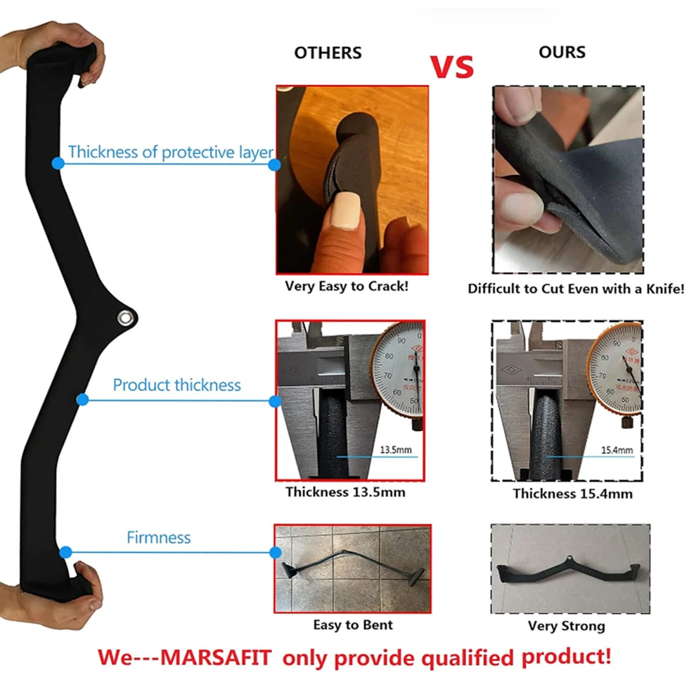 T-bar V-bar Pulley Cable Machine Attachments Bicep Curl Tricep Pulldown Back Strength Training Handle Grips Pull Bar Press Down
