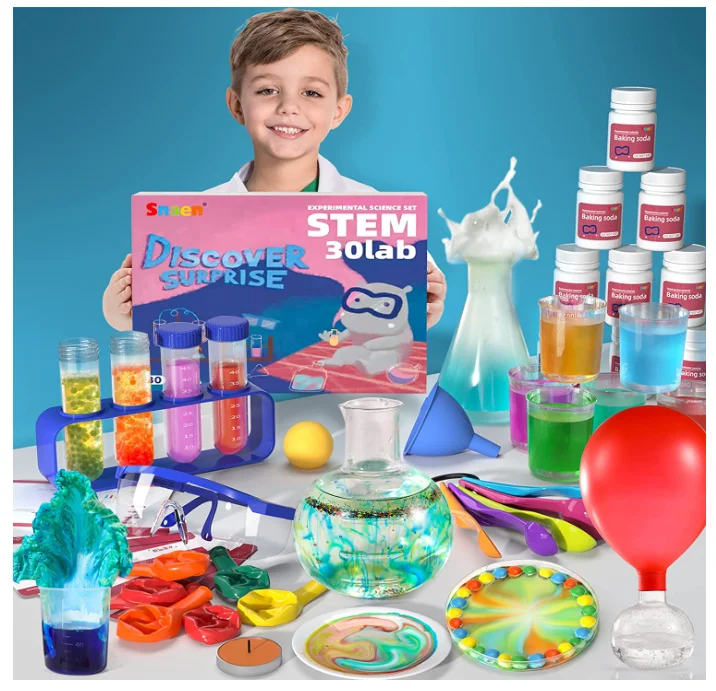 Science Kit with 544 Science Lab Experiments,DIY STEM Educational Learning Scientific Tools