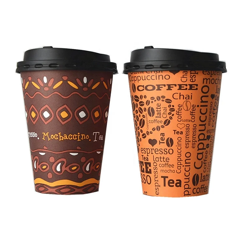 Top sale paper coffee cups disposable single wall white paper cups