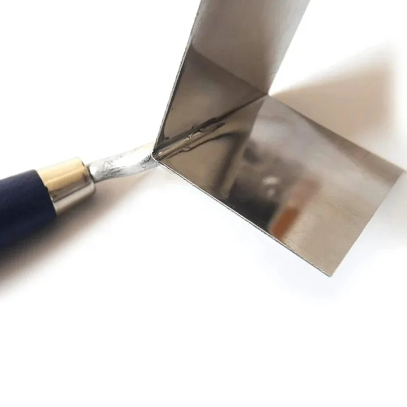 Inner and Outer Corner Eraser Trowel Drywall Corner Tool Perfect Stainless Steel 90 Degree Right Angle Trowel Knife Dropshipping