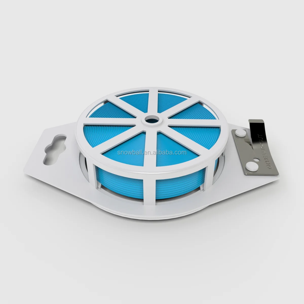 
50 м пластиковая ПЭ/ПВХ крутящаяся шпуля с резаком, садовый инструмент, крутящаяся шпуля 