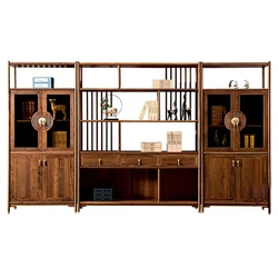 2020 New design Chinese large wooden filing cabinet solid wood display cabinet office