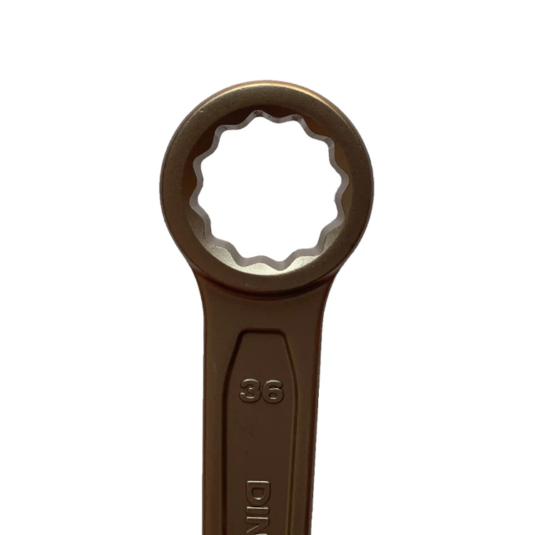 China OEM manufacturer Anti spark Slogging Ring Spanner BRONZEplus slogging ring spanner