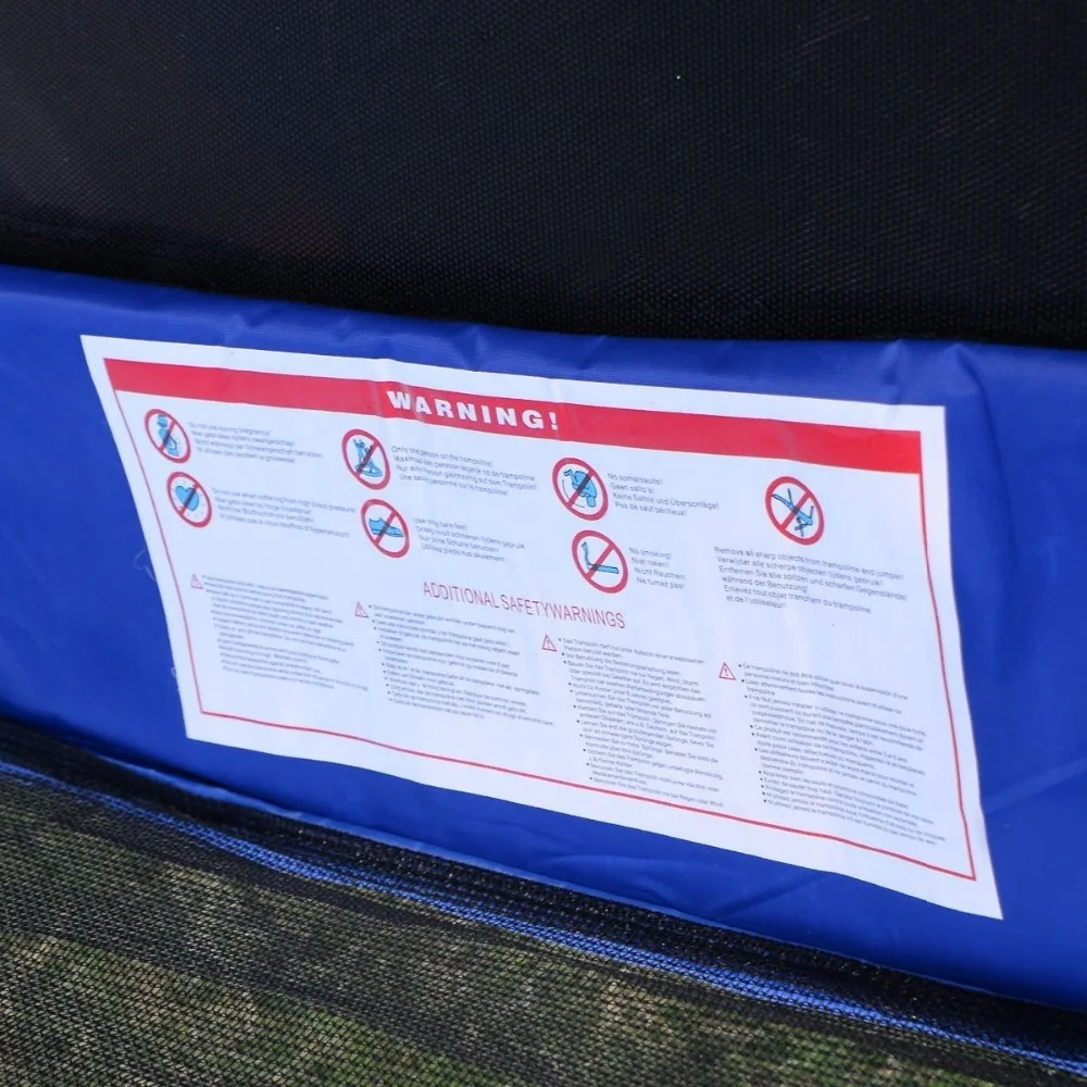 Garden 14ft round big outdoor trampoline tent with enclosure and basketball hoop