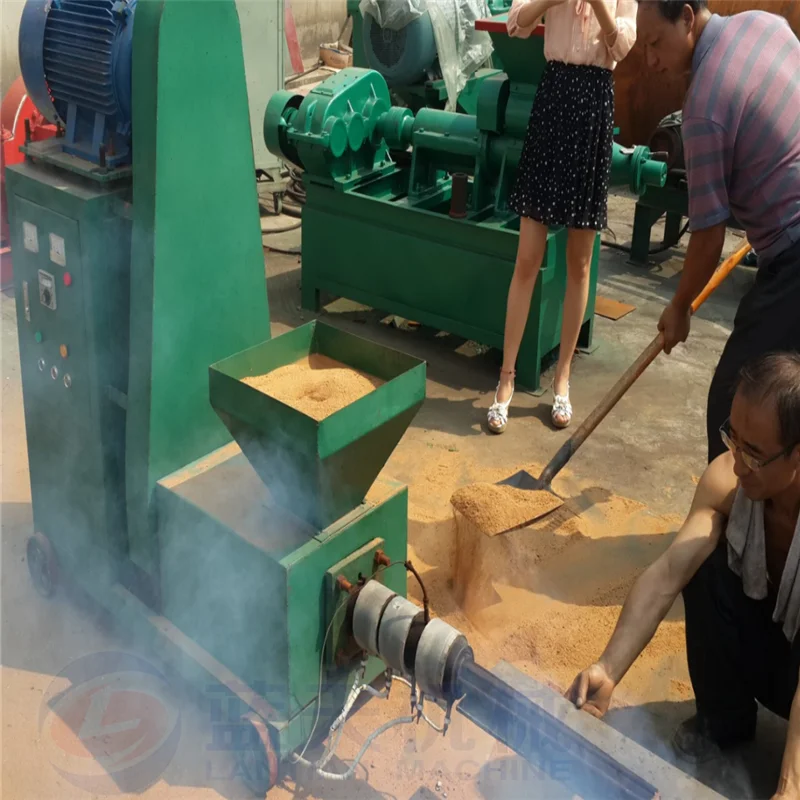 Low price sale of sawdust compactor, original factory paper, peanut shells, straw compactor