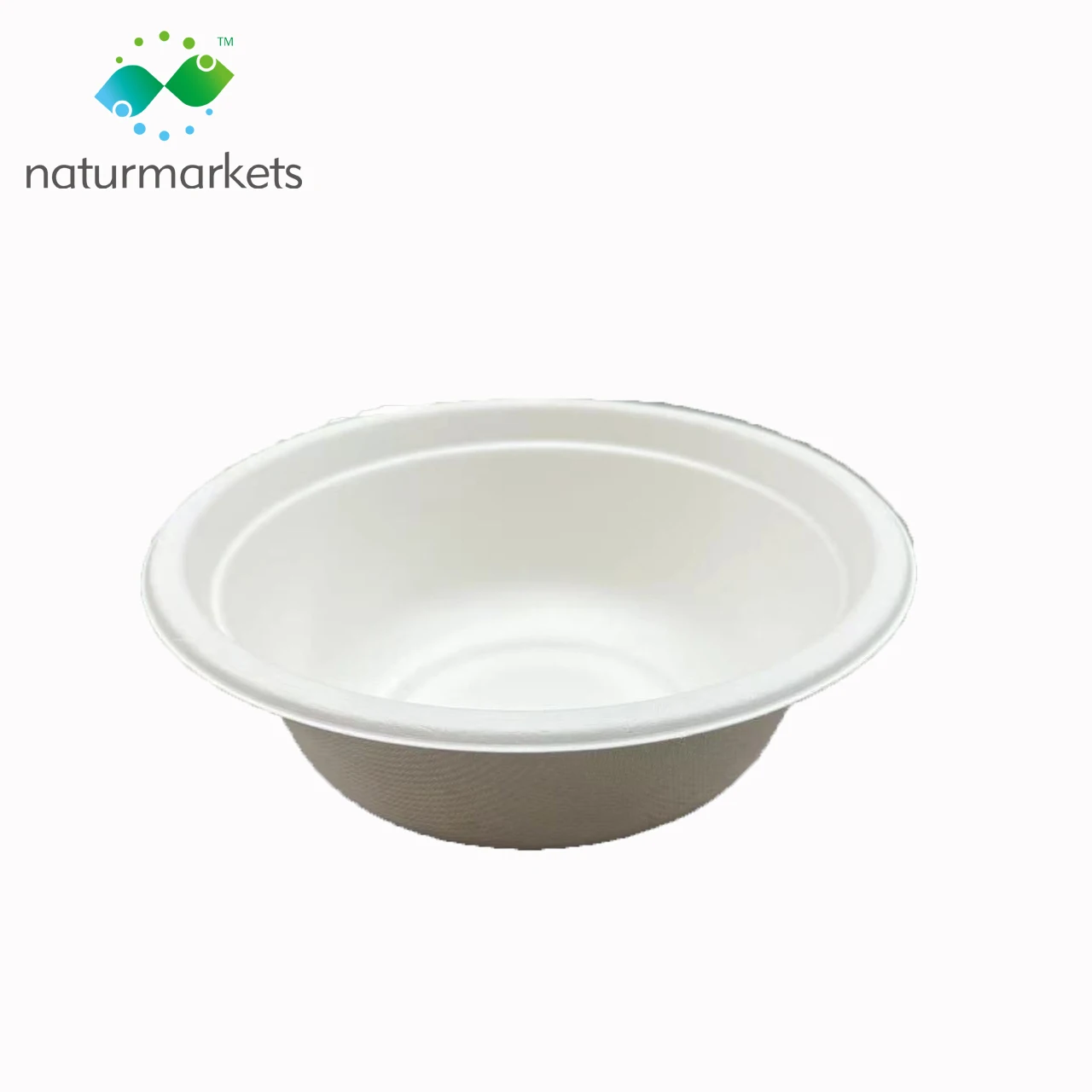 PFAS Free 12 Oz Eco Friendly Biodegradable Bagasse Pulp Soup Bowls Takeaway Food Packaging Disposable Soup Bowl