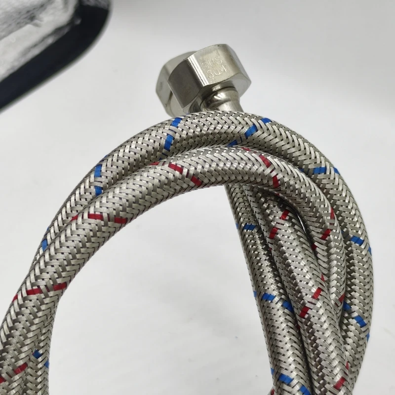 60cm Stainless Steel Flexible Braided Metal Hose For Wash Basins Inlet Hose Water Pipe metal hose
