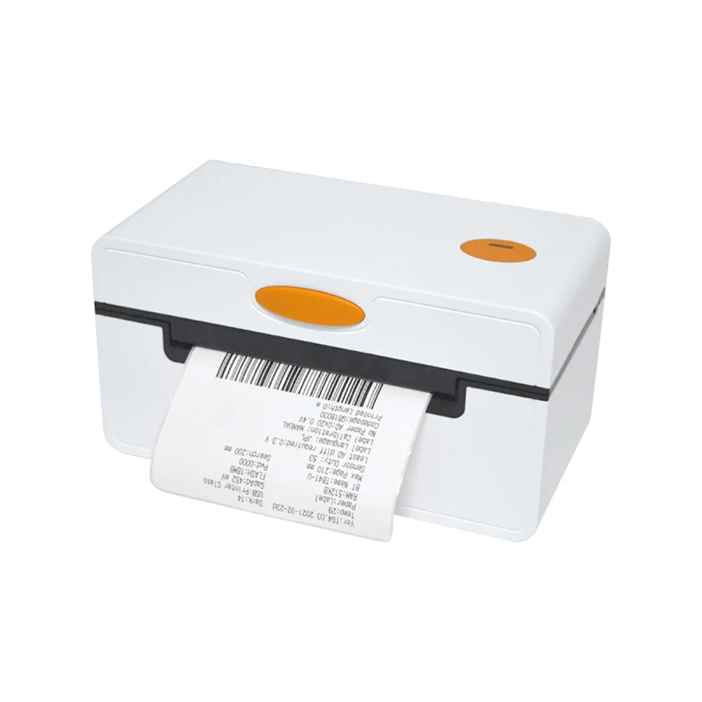 2 в 1 термопринтер печати этикеток и для печати чеков штрих-код Qr Беспроводной Портативный BT 100mm термальный принтер