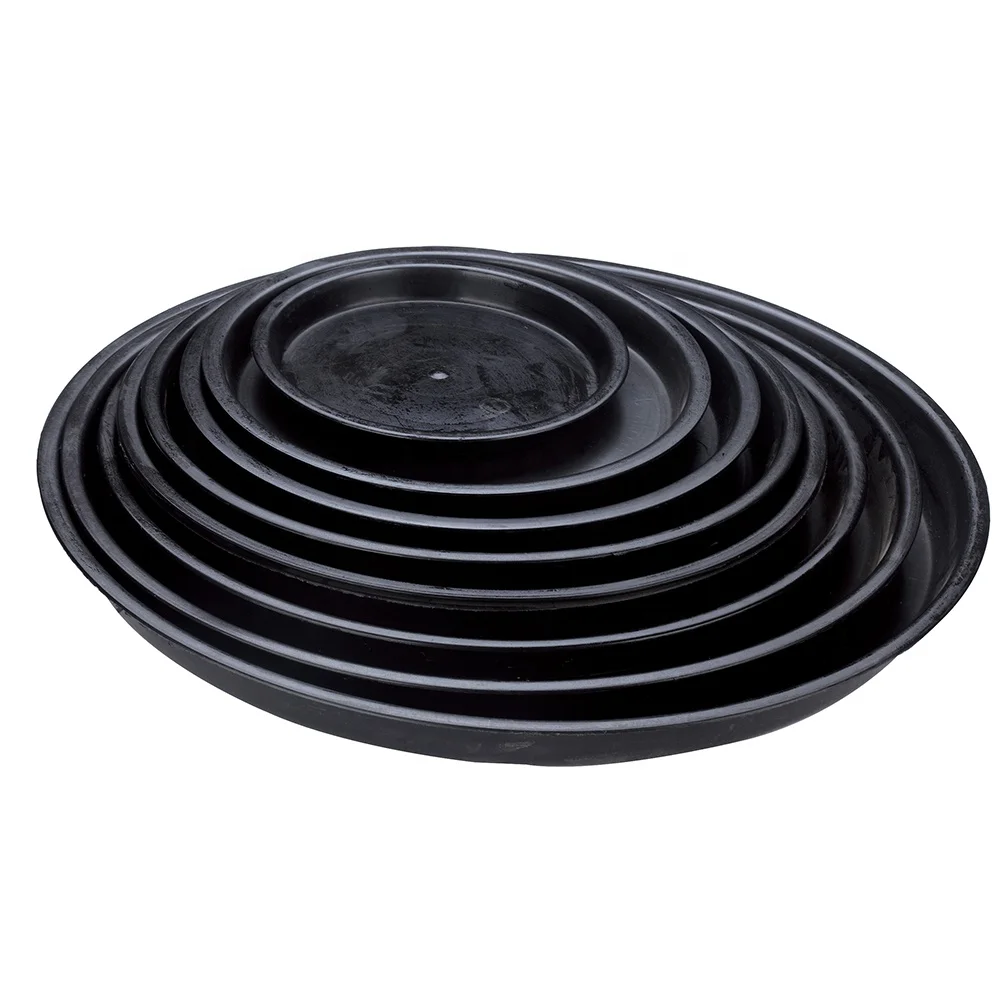 Wholesale Large Indoor Flower Plant Pot Planter Saucers Plastic Color Tray Plates plant tray for growing seedlings