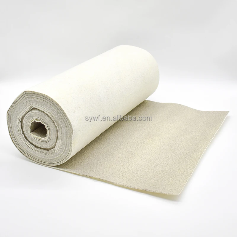 China needle punch nonwoven fabric roll flame retardent polyester nonwoven