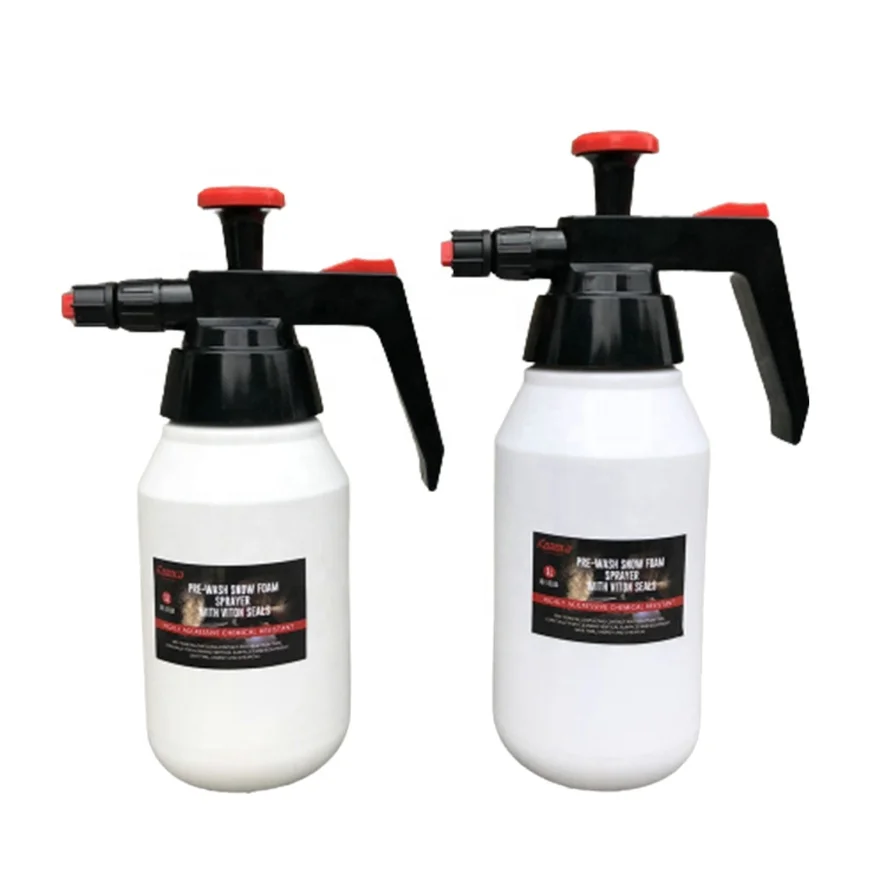 Plastic hand manual pump trigger snow water soap foamer pressure foam sprayer car wash