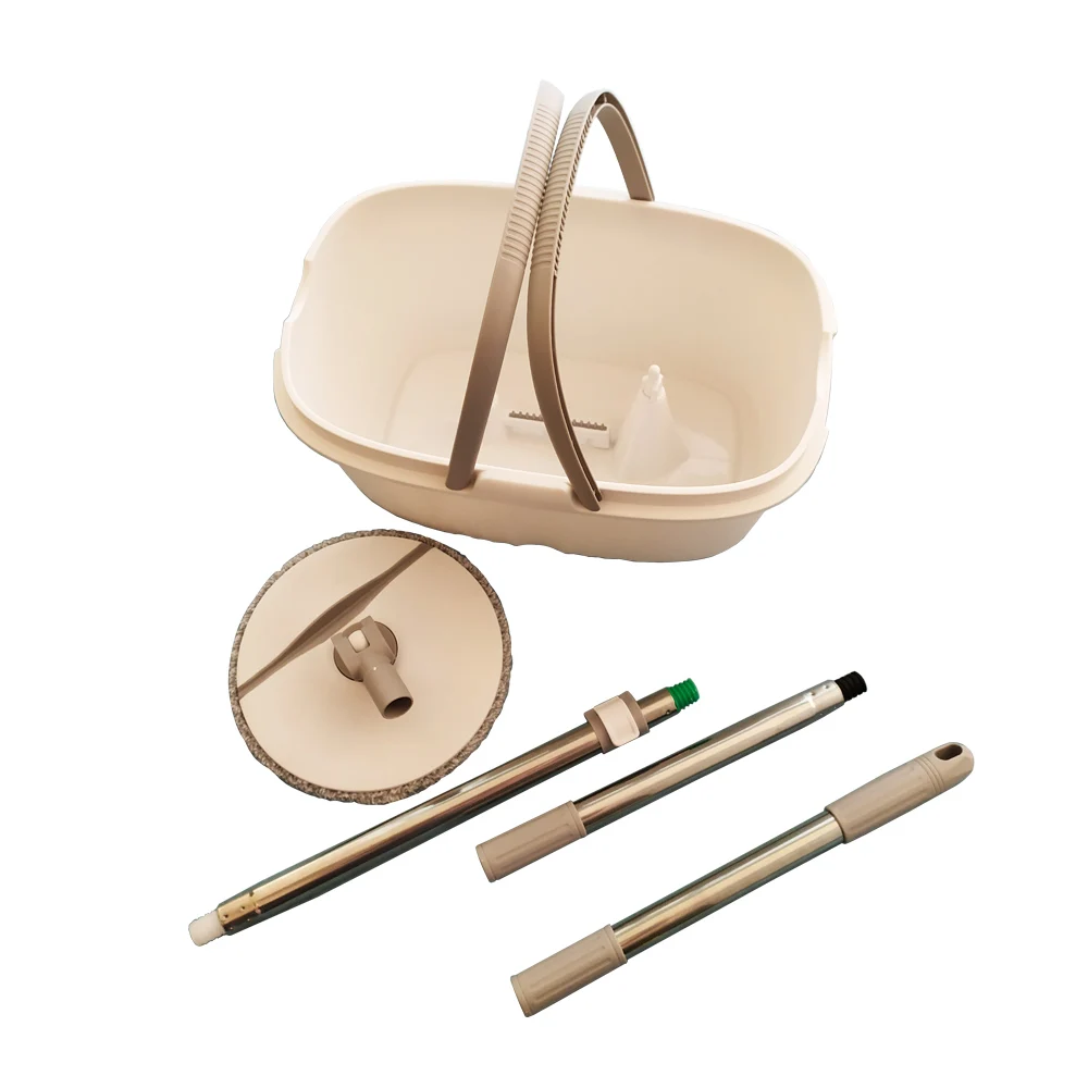 BNcompany BN1905 360 rotate hands free magic healthy dirty clean water flat spinning Mop Bucket set for house floor cleaner