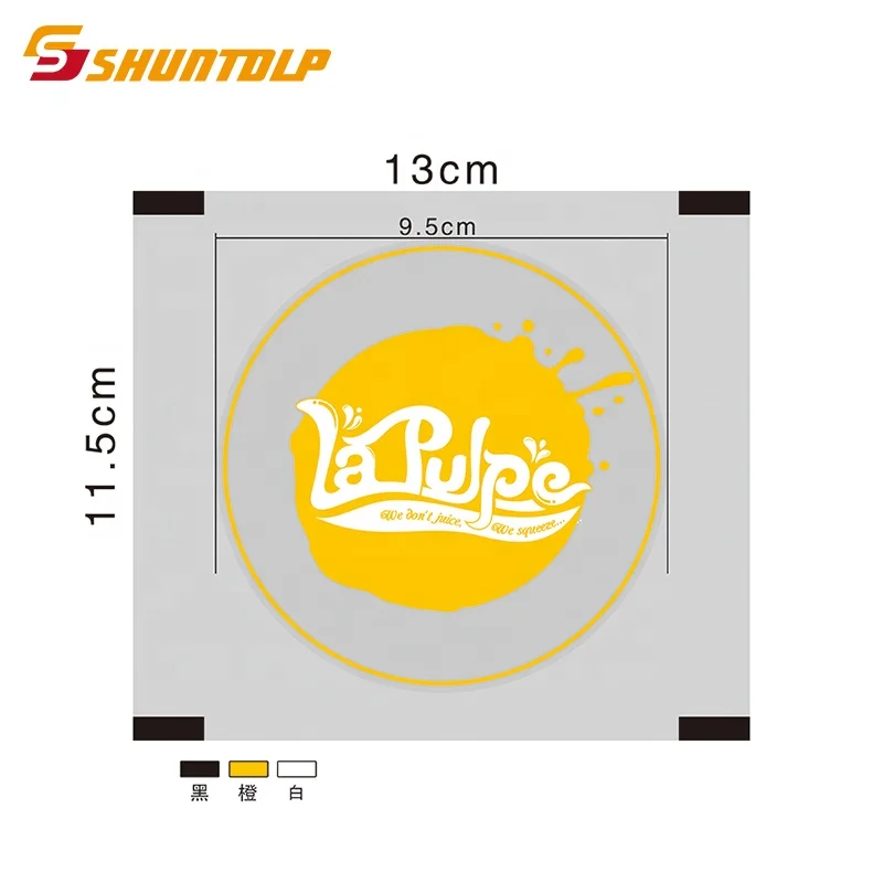 
SHUNTOLP Bubble tea shop PP material for seal 90/95/98mm PP cup 2000 cup/roll color plastic cup sealing film roll 