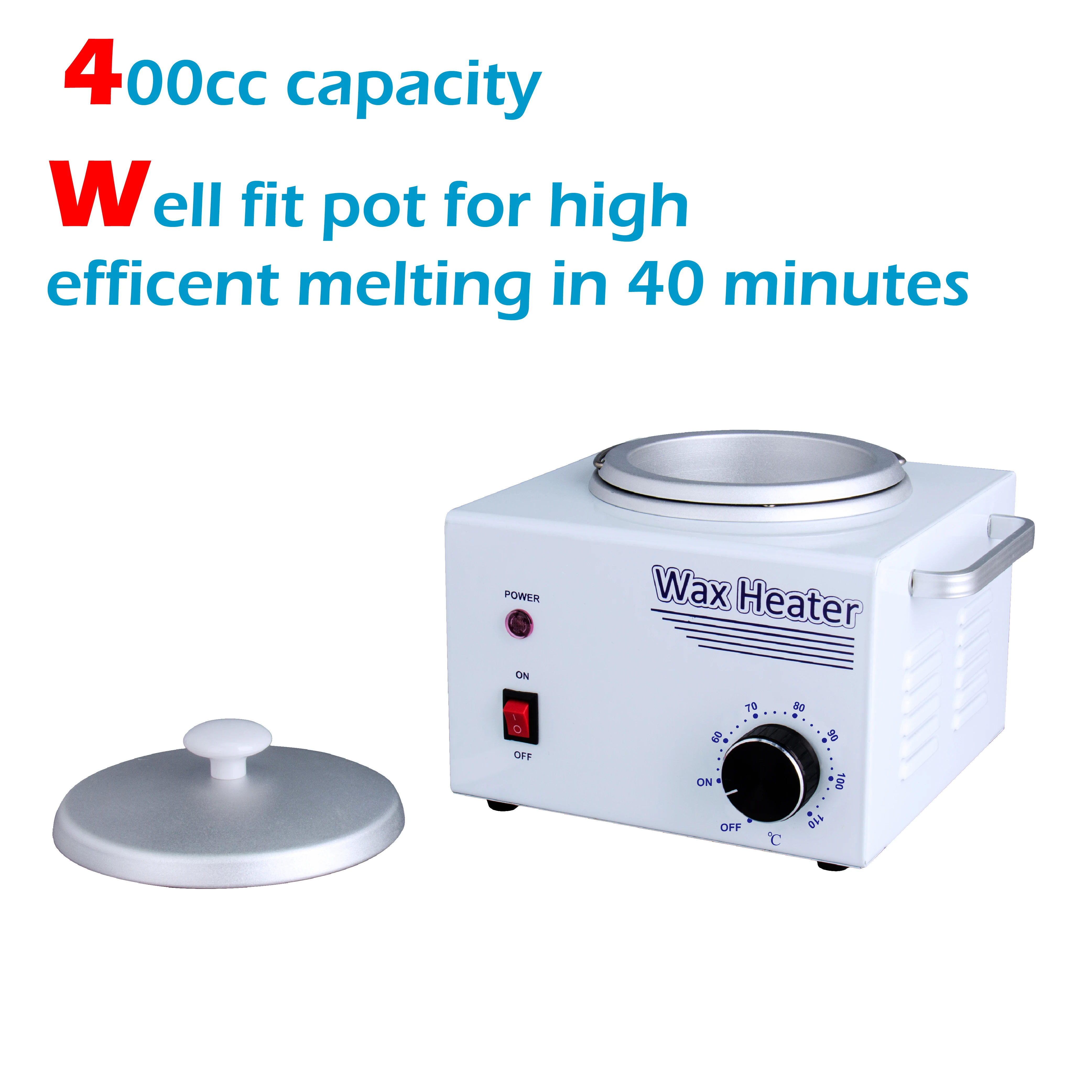 Hottest Selling Large Metal Depilatory Wax Heater 120W Electric Wax Heater Metal Wax Heater For Salon