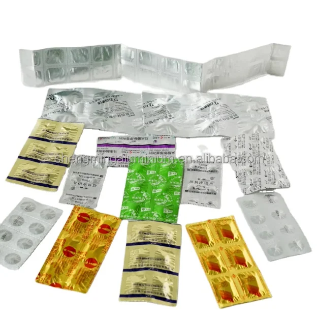 PTP aluminum foil sealing film for PVC blister for medicine, food, etc.