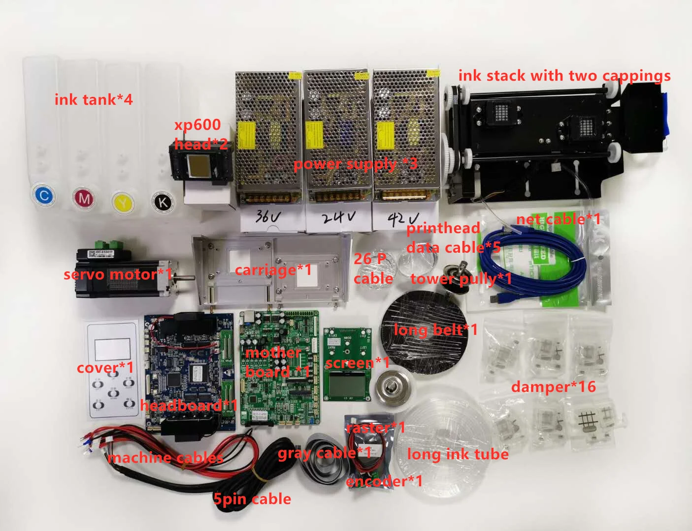 XP600 printhead kit Upgrade the old machine to xp600, i3200 senyang hoson board plotter printer flat