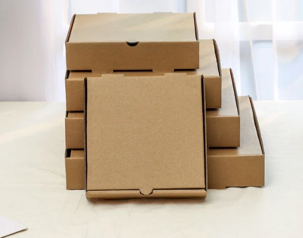 Food Grade Pizza Box Custom Catering Tray Eco Friendly Corrugate Box Package Paper Food Storage Pizza Boxes