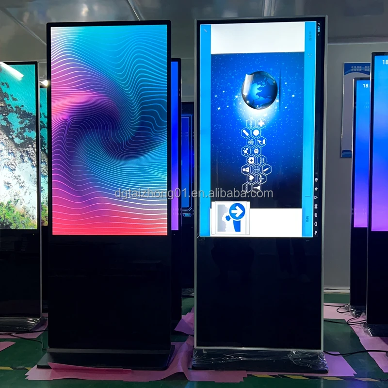 Teasung Android & windows system 32/49Inch Non Touch Totem Lcd Floor Standing digital signage screen Kiosk Advertising Player