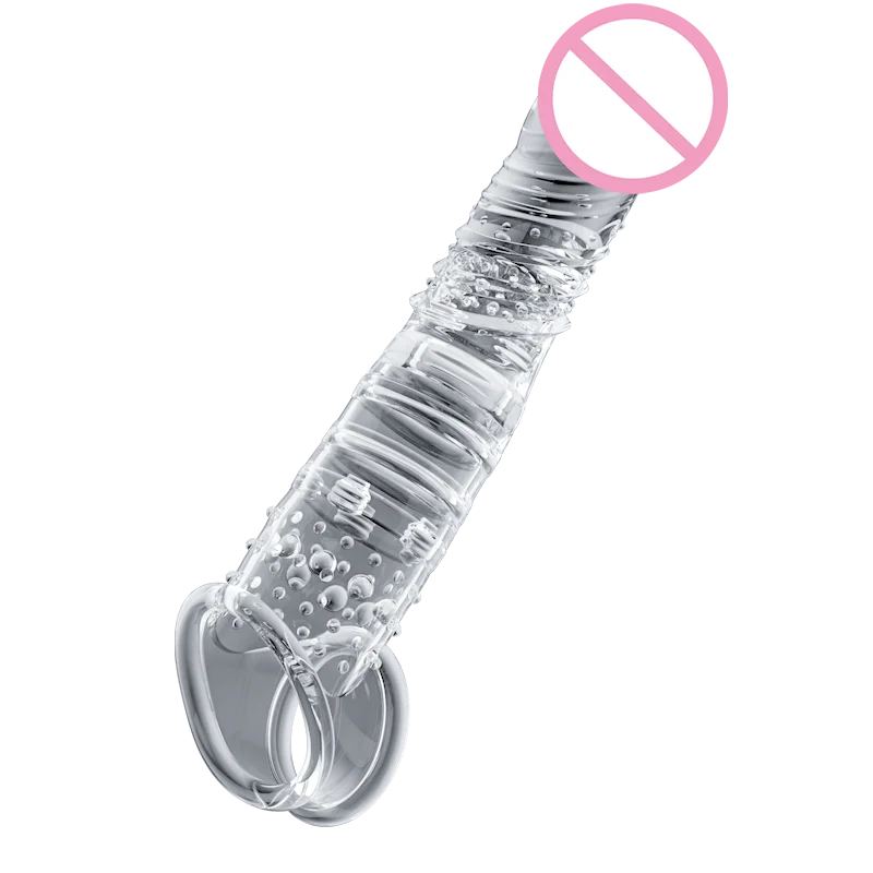 Top Quality Low Price Cock Sleeve Penis Extender Reusable Cock Sleeve Penis Extender Realistic Cock Sleeve Penis Extender