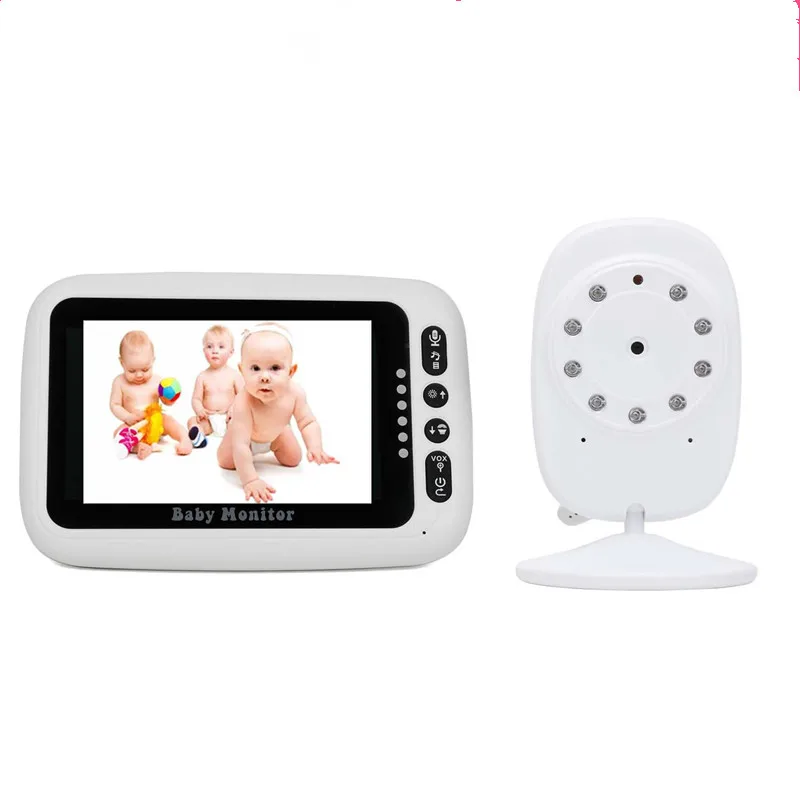 
4.3' Smart digital sleeping temperature monitoring two way audio wireless camera night vision video baby monitor 