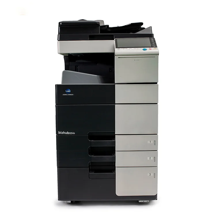 Высококачественная Черная копировальная машина Konica minolta bizhub BH 454e 554e б/у