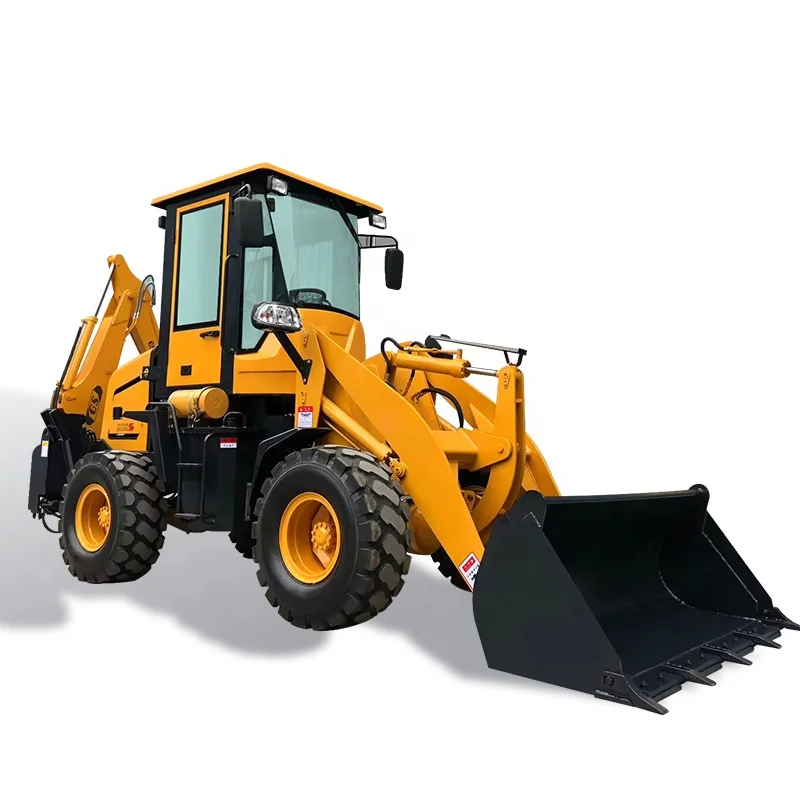 Construction equipment multi-purpose machine front loading rear excavation bucket capacity 0.1 cubic meters compact and durable