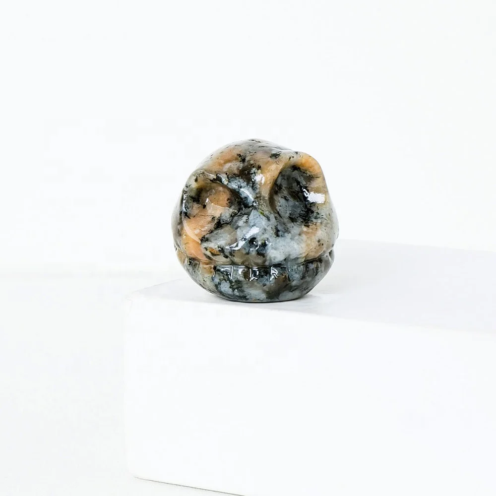 2024 Wholesale Hand Carved Quartz Crystal Skulls Craft Carving Crystal Jack Head Skulls